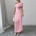 thumbnail image 2 of CIENVNSTG Women's Strapless Backless Long Prom Formal Cocktail Dress A Line Maxi Dress Pink S, 2 of 4