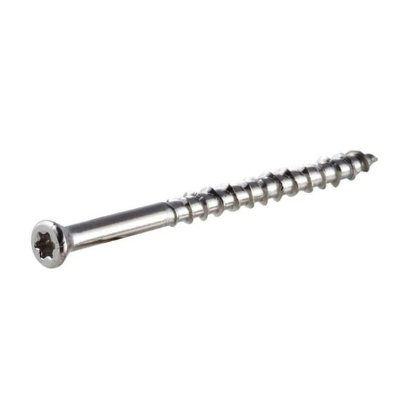 7 x 1 1/4 Simpson Trim Head Deck-Drive DWP Wood Screw 305 Stainless Steel (T15) - Box (1 lb- 264)