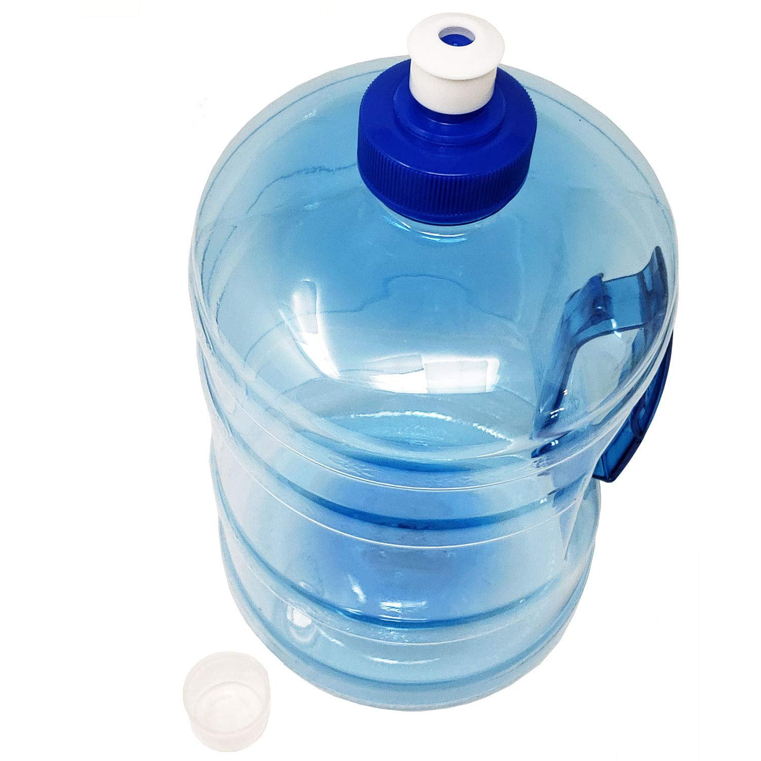 Aqua Jug Big Water Bottle, Dishwasher Safe BPA Free Drinking Water, Force Green 2.2 L, Great for Gym Fitness Workout Sports Hiking and More