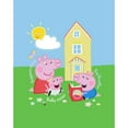 thumbnail image 2 of CafePress - Peppa Pig: Siblings - Twin Duvet Cover, Printed Comforter Cover, 2 of 4