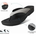 thumbnail image 4 of AEROTHOTIC Flip Flops for Women with Arch Support Plantar Fasciitis Orthopedic Cushioned Footbed Comfortable Non-Slip Sole Dressy Casual Recovery Women Sandals, 4 of 7