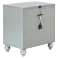 thumbnail image 6 of Gunnison 4-piece Eastern King Bedroom Set Silver Metallic, 6 of 17