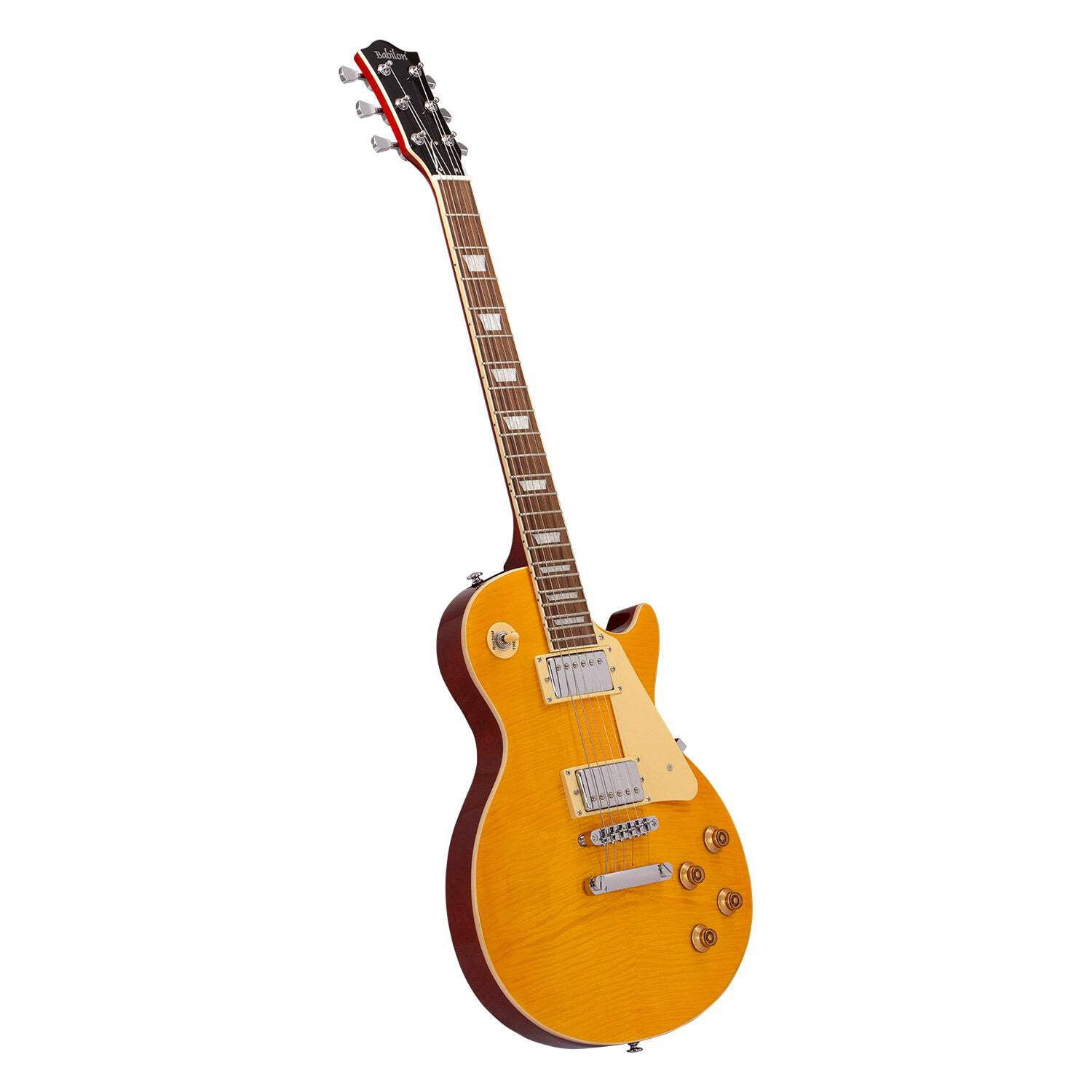 Babilon Cosmos Series Electric Guitar in Amber With Case