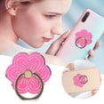 thumbnail image 2 of MKHSQHDG Today's Deals Cell Phone Ring Holder Flower Shape Phone Ring Holder Metal Finger Grip Finger Kickstand 360° Rotation Universal Finger Ring Phone Grip Compatible with All Smartphone, 2 of 5