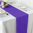 thumbnail image 3 of BalsaCircle 12" x 108" Polyester Table Top Runner Purple, 3 of 8