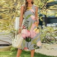 thumbnail image 1 of WILLBEST Vestido Informal Sin Mangas Con Estampado Degradado Y Bolsillos Para Mujer 1365, 1 of 3