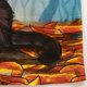 thumbnail image 5 of Pntutb moda mujer cuello en V manga corta gato pintura estampado Casual top blusa camiseta Pntutb Pntutb-8658, 5 of 9
