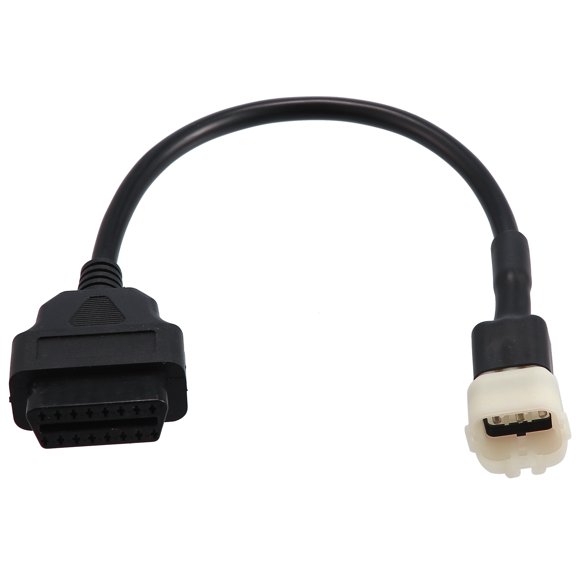 Unique Bargains 6 Pin to OBDII OBD Cable Cord Diagnostic Adapter Cable Motorcycle OBD2 Scanner Diagnostic Cable Adapter