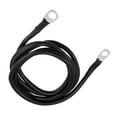 thumbnail image 1 of Car Marine Battery Inverter Cable 5/16"-3/8" 5ft Battery Copper Wire Black, 1 of 7