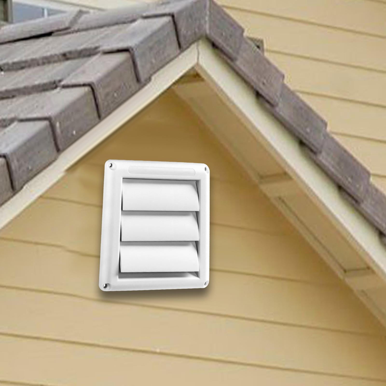 Baoblaze 3x Dryer Vent Cover,Air Vent Hood,Rainproof Exhaust Outlet,Easy Installation,Dryer Air Vent Hood Vent Cover,Grille,for Wall