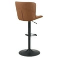 thumbnail image 5 of OS Home and Office Furniture Kirkdale Adjustable Stool 2-Pack in Sand Faux Leather, 5 of 5