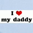 thumbnail image 2 of CafePress - I Love My Daddy Infant Bodysuit - Baby Light Bodysuit, Size Newborn - 24 Months, 2 of 4