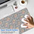 thumbnail image 4 of Long Mouse Pads for Desk,Flower Princess Pattern Desk Mats on Top Of Desks, Desk Mouse Pad Extra Large with 3mm Non-Slip Base and Stitched Edge for Gaming,Office,Work,Home 31.5"x15.7", 4 of 6