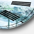 thumbnail image 3 of Designart 'Across The Lake Vi Farmhouse Wall Clock, 3 of 4