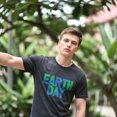 thumbnail image 4 of Mens Earth Day T Shirt Cool Green Recycling Nature Lovers Graphic Novelty Tee for Guys Graphic Tees, 4 of 9