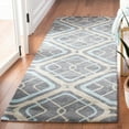 thumbnail image 3 of SAFAVIEH Soho Earl Geometric Wool Area Rug, Grey/Multi, 8'3" x 11', 3 of 10