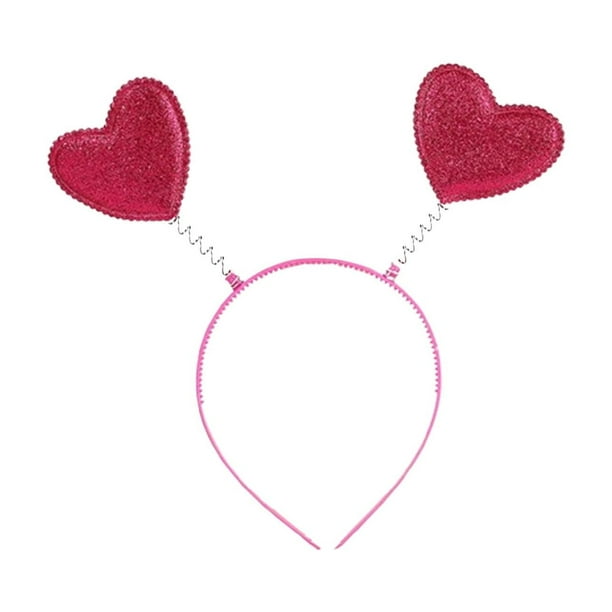 Diademas para San Valentín para mujer Diademas para fiestas Diademas Diadema de poliéster para mujer