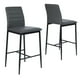 thumbnail image 1 of Set of 2 Bancos Alto, con Respaldo y Reposapié, Color Gris HOMEMAKE FURNITURE Moderno, 1 of 6