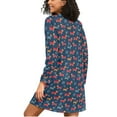 thumbnail image 2 of joogoo Dachshund Cute Dogs Women's Long Sleeve Nightgown Sleepwear L, 2 of 8