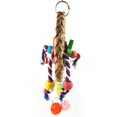 thumbnail image 4 of Parrot Chewing Toy Round Grass Woven Hanging Bird Chew Toy Parrot Rattan Ball, 4 of 10