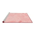 thumbnail image 2 of Ahgly Company Machine Washable Indoor Rectangle Abstract Red Modern Area Rugs, 2' x 4', 2 of 4