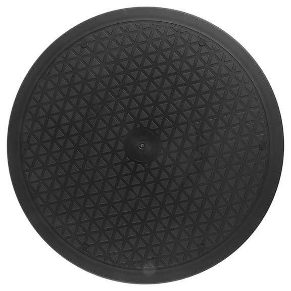 12‑Inch Black Heavy‑Duty Rotating Steel Ball‑Bearing Turntable, Lazy Susan Stand for Monitor & TV