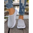 thumbnail image 6 of Orthopedic Shoes for Women Wide Width, Womens Slip On Walking Shoes, Women's Slip-On Mules Breathable Mesh Summer Slippers Lightweight Soft Sole Casual Shoes for Daily Wear, Gray 6, 6 of 6