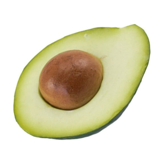 Realistic Artificial Avocado Props for Decoration Made of Foam Green Color Great for Photo Props and Home Display 6.5 Inches