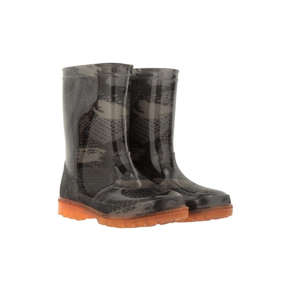 Mountain Warehouse Boys/Girls Camouflage Flashing Lights Galoshes