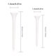 thumbnail image 3 of 100Pcs 70 mm Professional Tee System Plastic Golf Tee Maximizes Golfers' Teeing Performance Golf Accessories, 3 of 5