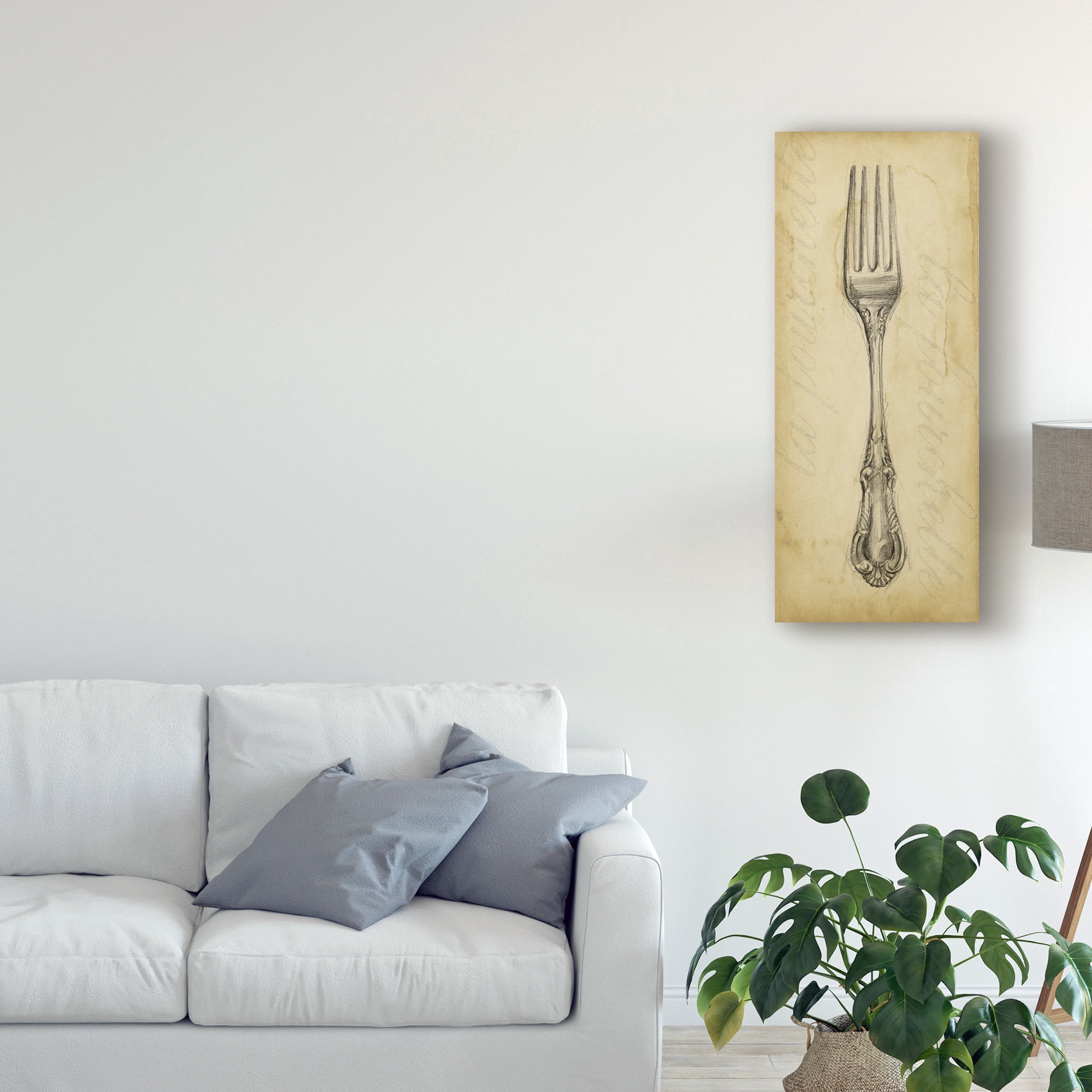 Trademark Fine Art 'Antique Fork Center' Canvas Art by Ethan Harper