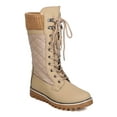 thumbnail image 1 of New Women Refresh Polar-01 Mixed Media Mid-Calf Quilted Lace Up Winter Boot, 1 of 6