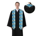 thumbnail image 4 of Fotbe Elephant Giraffe Printed Class of 2024 Graduation Stole, 4 of 7