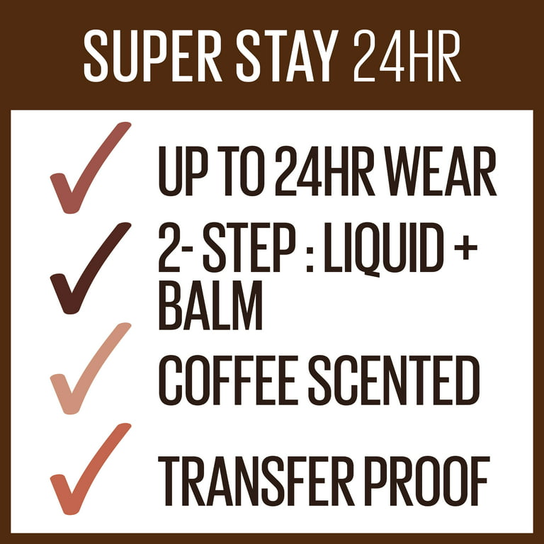 Once Chai 24 Lipstick, SuperStay Maybelline 2-Step Liquid More