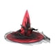 thumbnail image 2 of Sombrero de bruja de Halloween, sombrero de bruja de ala ancha, accesorios para fotos, decoración, sombrero de hechicera para Rojo, 2 of 8