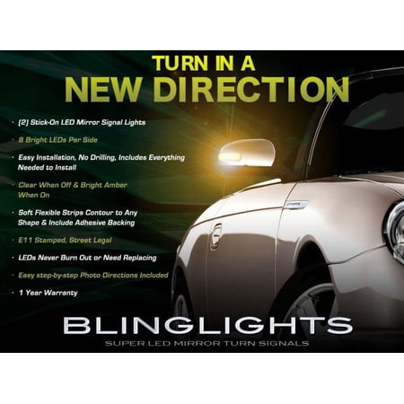 For Ford Thunderbird LED Side View Mirrors Turn Signals Lamps Accent Turnsignals Mirror Signalers