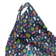 thumbnail image 5 of Vegetable Lounger Chair Bag, Carrot Pepper Onion Zucchini Garlic Potato Tomato Vegetarian Life Healthy, High Capacity Storage with Handle Container, Lounger Size, Multicolor, by Ambesonne, 5 of 5