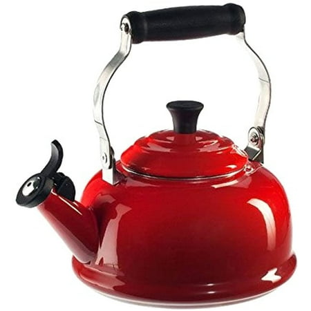 

Enamel On Steel Whistling Tea Kettle 1.7 qt. Cerise