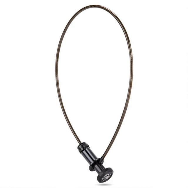 Candado para Bicicleta Montaña, Bicicleta Carretera, Candado con Cable Acero Oculto, Candado Portátil para Casco, Candado con Llave, Candado para Montar en Bicicleta A