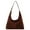 Brown, variant on Women Suede Hobo Bag Large Capacity Underarm Bag Slouchy Bag Travel Bag Ladies Shoulder Bag (Black)