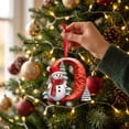 thumbnail image 4 of Christmas Ornaments, 2D Acrylic Letter Pendants 9cm, Personalized Tree Decor for Holiday Home Displays, 4 of 6