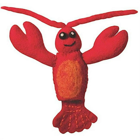 Wild Woolies-T DZI482042000 Lobster Woolie Finger Puppet