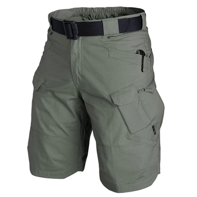 GreenL2021 Pantalones cortos impermeables mejorados Pantalones cortos de carga para hombres Ajuste relajado Trabajo resistente al agua