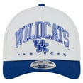 thumbnail image 2 of Men's New Era White/Royal Kentucky Wildcats Arch Two-Tone Rope 9FORTY A-Frame M-Crown Adjustable Hat, 2 of 5