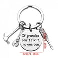 thumbnail image 5 of Dad Keychain Key Rings If Dad Can't Fix It, No One Can Repair Tools Charms from Son Daughter Father's Day Gifts, 5 of 5