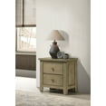 thumbnail image 2 of Hazlewood 2-drawer Nightstand Bedside Table Vineyard Oak, 2 of 13
