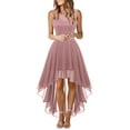 thumbnail image 1 of XDZJLR Robes pour Femmes Formelles Cocktail Soirée Élégantes pour Mariage Festives Sans Manches Robe de Demoiselle d'Honneur, 1 of 6
