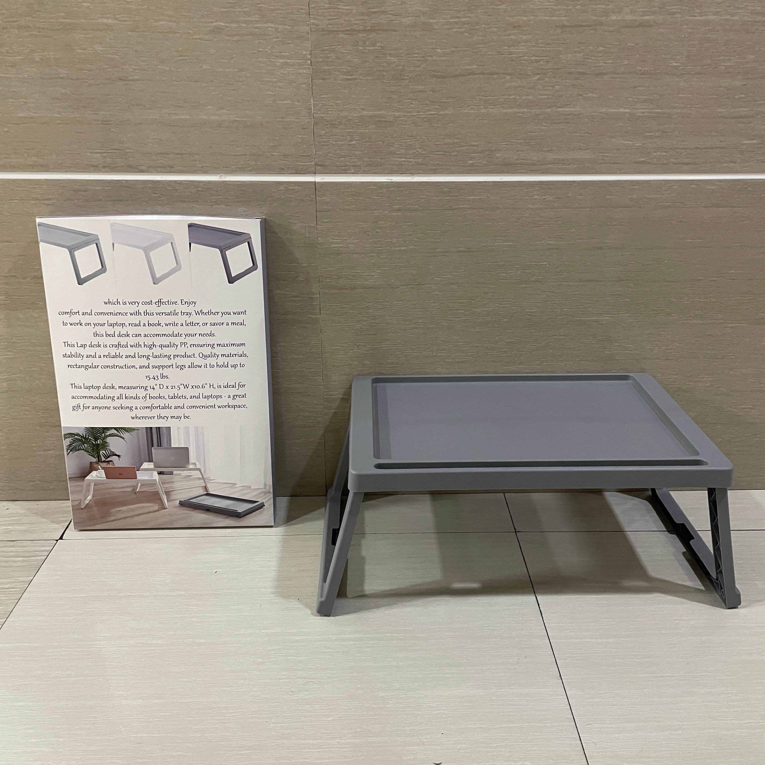 xegato Writing desks,Desk for Laptop - Foldable Laptop Desk for Bed and Couch, Portable and Lightweight Tablet Stand for Bed Breakfast, Working, Reading, and Writing
