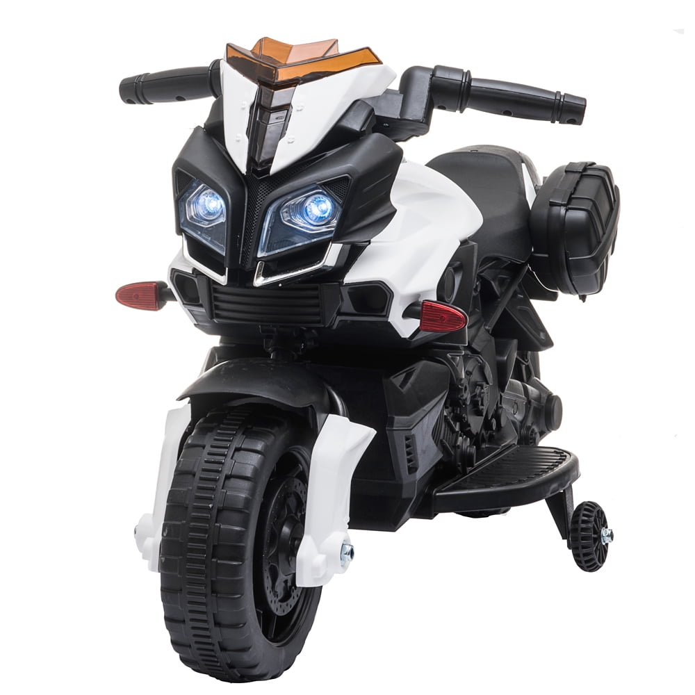Ride On Motorcycle 6V Electric Battery Powered Motorbike With Training Wheels 