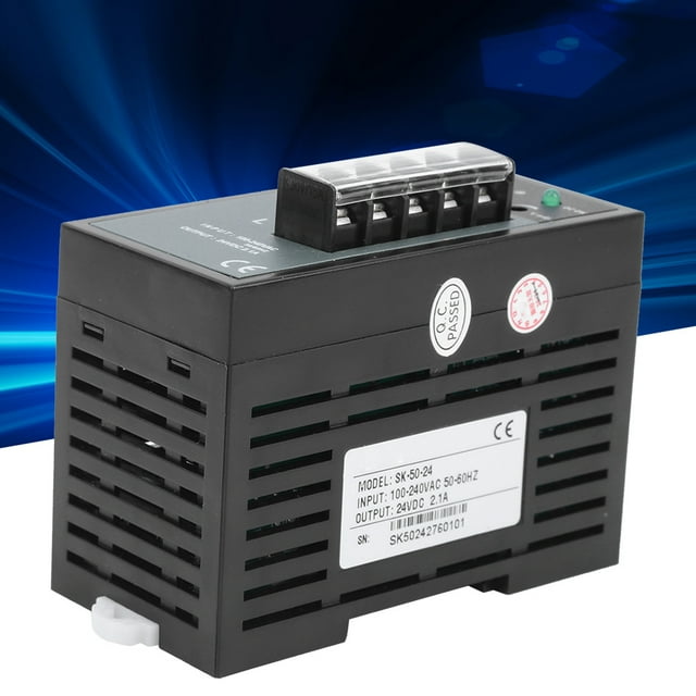 Alimentation Ferroviaire AC100V 240V Source d'Alimentation de Commutation SK-50-24 50W 24V Sortie pour le Contrôle Industriel Automobile